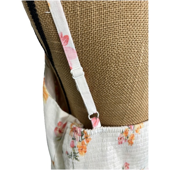 Plus Size XL 2-Piece Outfit Floral Linen Dress & Pink Cropped Jacket Set - Picture 11 of 16